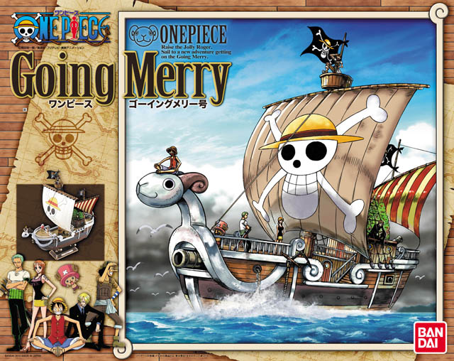 BANDAI One Piece: Going Merry Ship Flying Model kit NEW from Japan