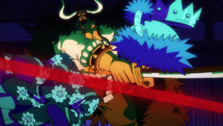 Kaido decapita Orochi