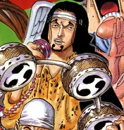 Schemat kolorów Lucciego po porażce CP9 na Enies Lobby.