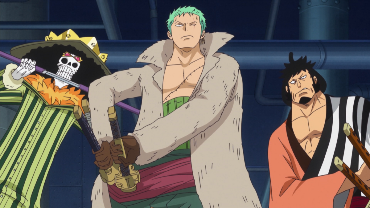 dark skin, King (One Piece), anime boys, wings, sword, muscles