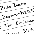 Roche Tomson y George Black portrait
