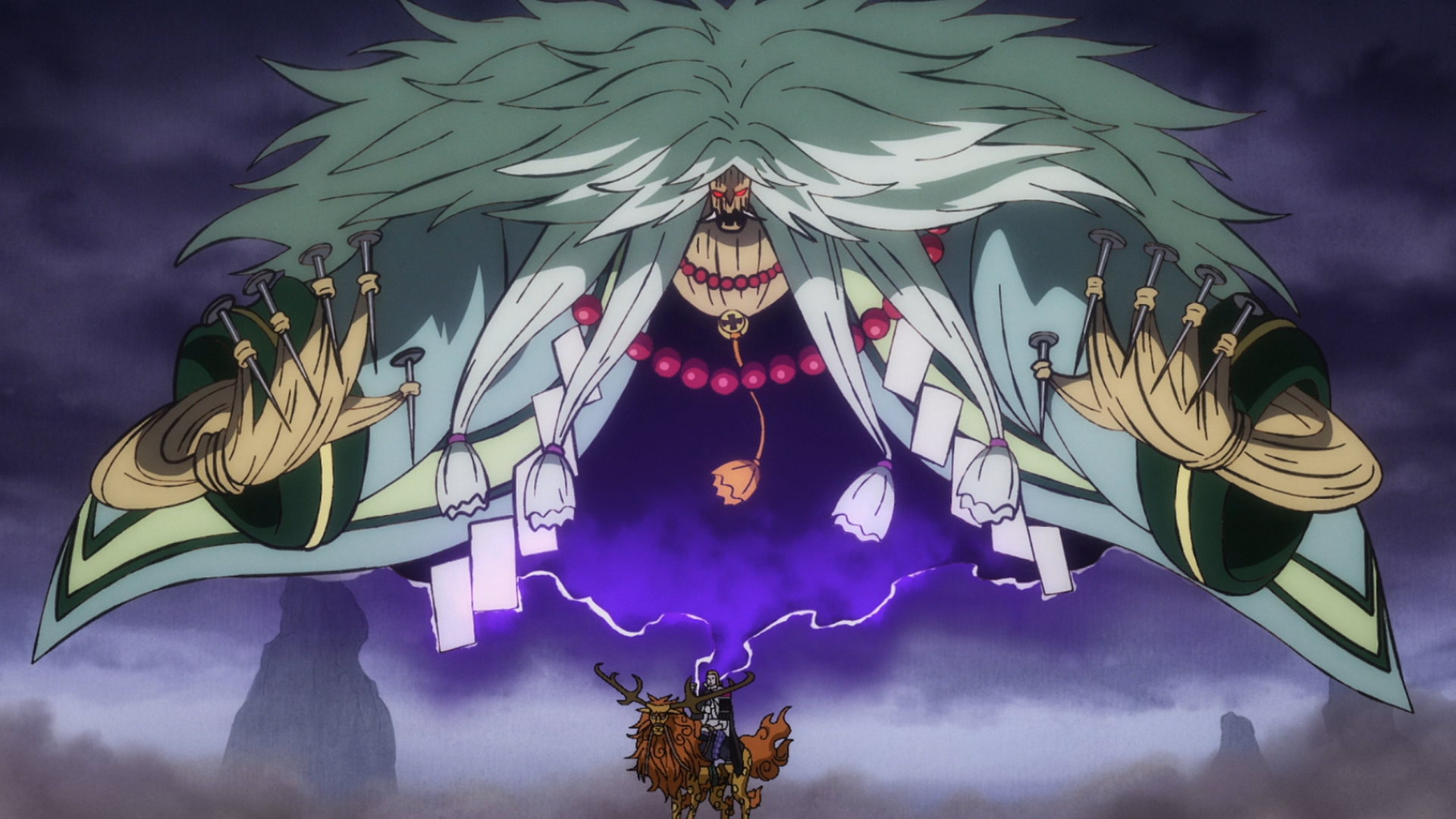 One Piece episode 1045: Raizo fights Fukurokuji, Hawkins reveals a