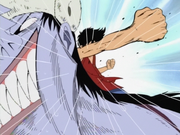 Luffy Punches Arlong