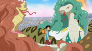 Luffy vs Sandersonia et Marigold