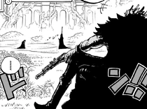 Imu is confronted by Rocks D. Xebec.