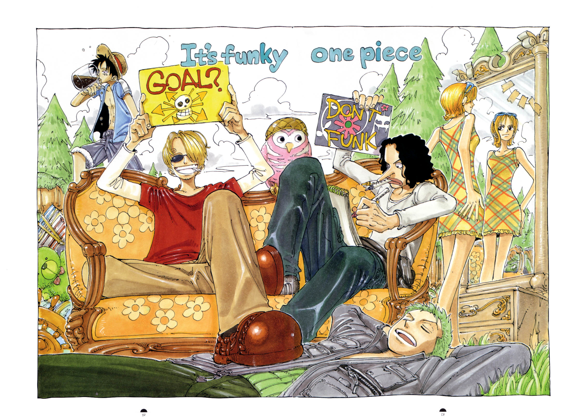 Asberhug on X: #ONEPIECE #ONEPIECE107 L'affiche promotionnelle pour le Tome  107 de One Piece 👀  / X