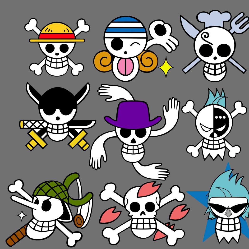 One Piece Jolly Rogers