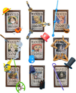 Wanted Mugiwara Pirates Collection