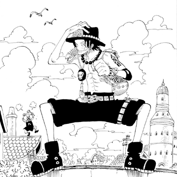 Ace S Great Blackbeard Search One Piece Wiki Fandom
