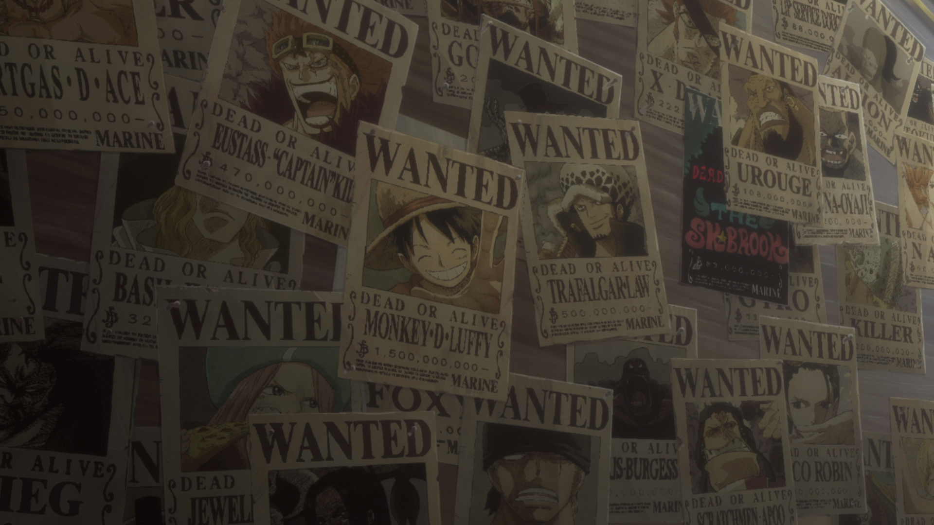 Strawhat Pirates Wanted Posters Wallpaper by LarryficArts on DeviantArt