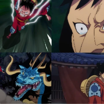 Episodio 914 Finalmente Lo Scontro Il Feroce Rufy Vs Kaido One Piece Wiki Italia Fandom
