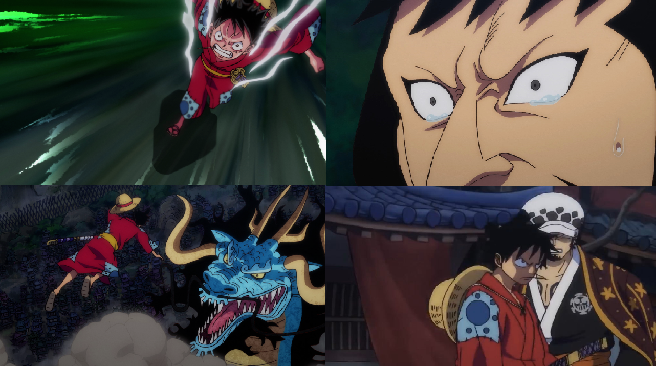 Episodio 914 Finalmente Lo Scontro Il Feroce Rufy Vs Kaido One Piece Wiki Italia Fandom