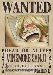 Sanji's Current Wanted Poster