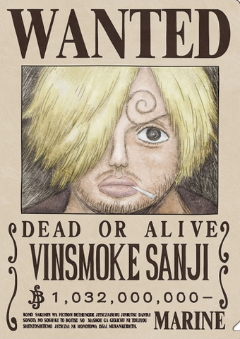 Wanted Posters One Piece Wiki Fandom