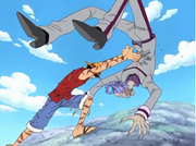 Luffy derrota a Eric