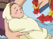 Goldberg as an Infant in the Anime