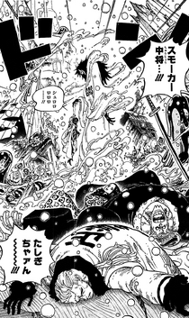 Caesar Clown Defeats The Straw Hats and The Marines