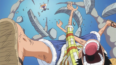 Luffy derrota a Wapol