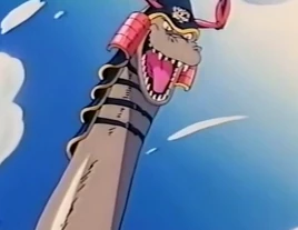 Плезиозавр в действии.