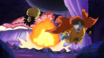 Jinbe Saves Brook and Nami from Big Mom