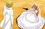 Pudding Confronts Sanji