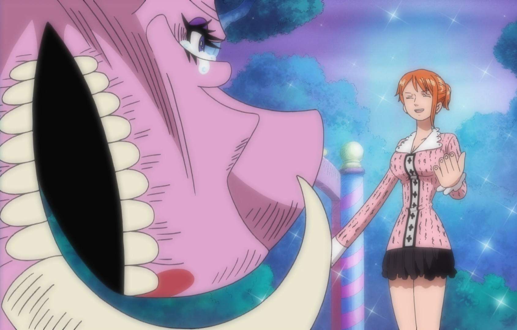 Does Nami from One Piece have a love interest?