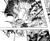 O Haki de Joy Boy força os Cinco Anciões a se destransformarem.