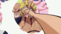 Doflamingo covered Bellamy