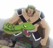 Władający mocą "SMILE węża" należący do giftersów.