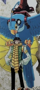 Official artwork of Simurgh and Din.