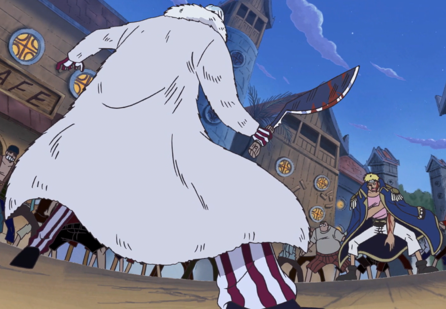 One Piece Wiki - GIN He is a pirate and the Combat