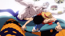 Luffy Menendang Enel