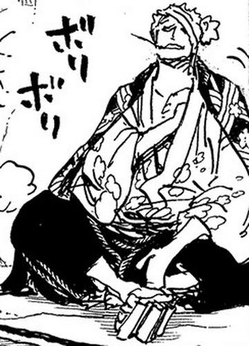 Kinho 🏴‍☠️ on X: #onepiece1024 . . . . . . Esse é Shimotsuki Ushimaru  provável pai do Zoro ou eu tô maluco??? Além de mto parecido, a faixa que  quase cobre