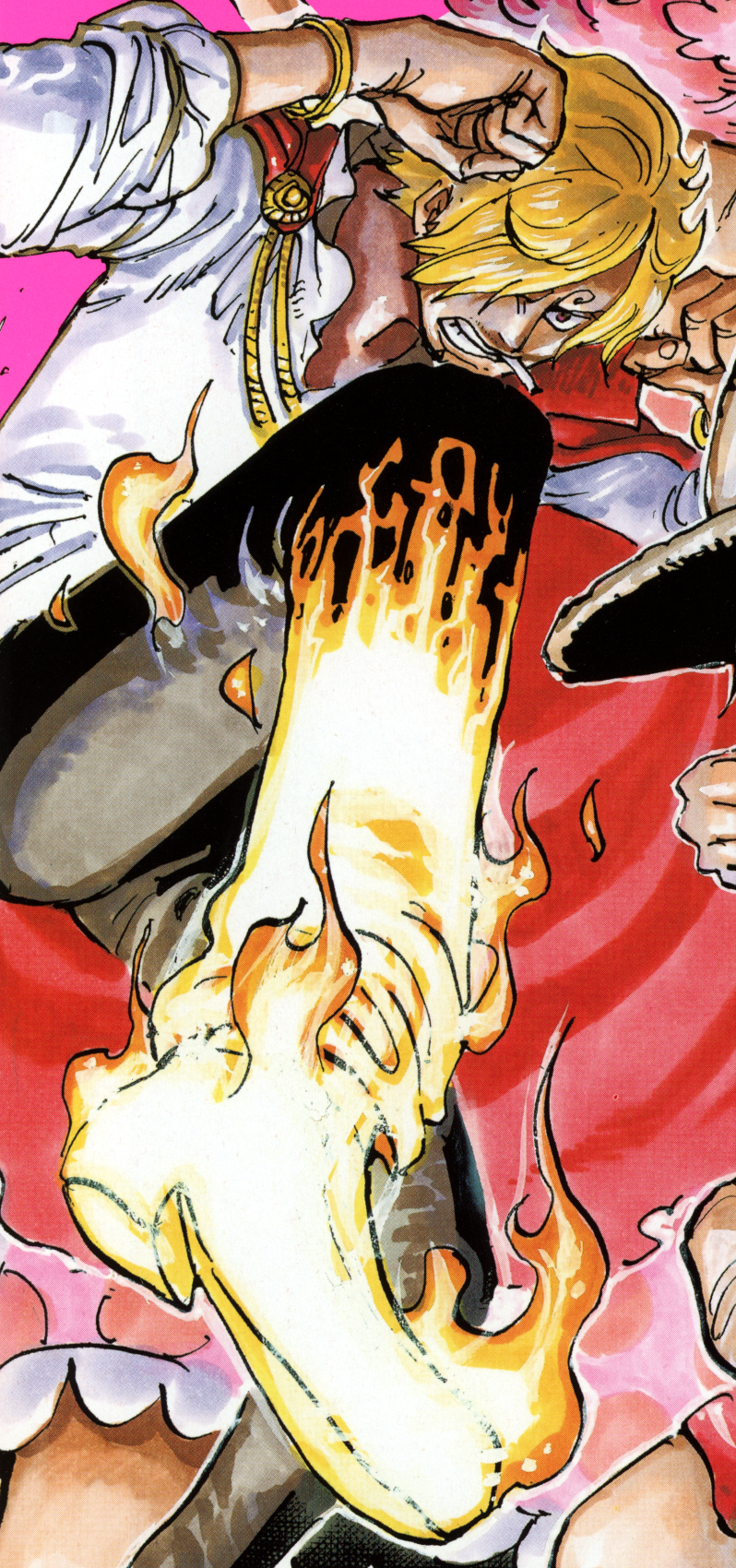 Black Leg Sanji - One Piece -Artwork by @EosVisions