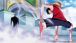 Luffy vs. Blueno