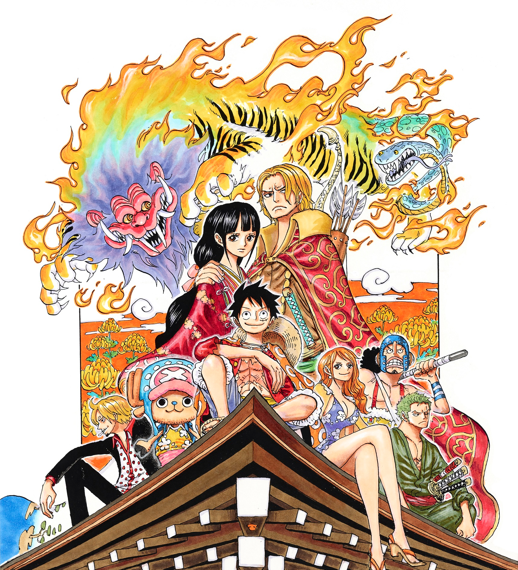 Japanese Manga Series 'One Piece' x GCDS Collab