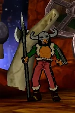 Blyue de cuerpo completo con un tamaño normal.