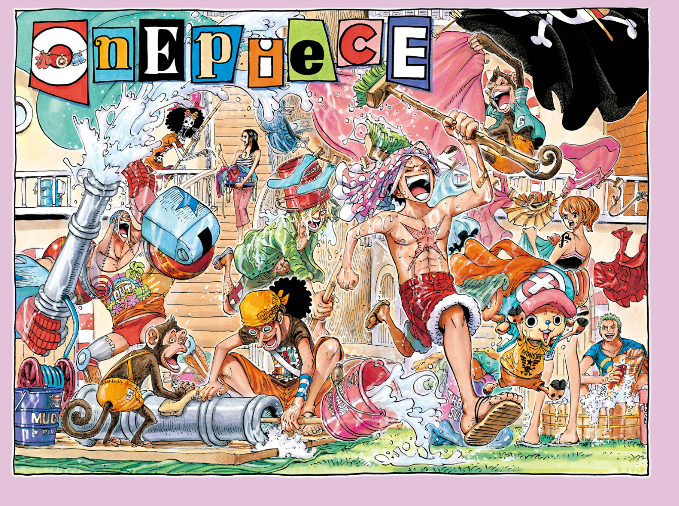 ONE PIECE Chapter 1057 colouring. ONE PIECE by Oda by badhri27 on