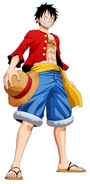 Luffy in One Piece: Unlimited World Red