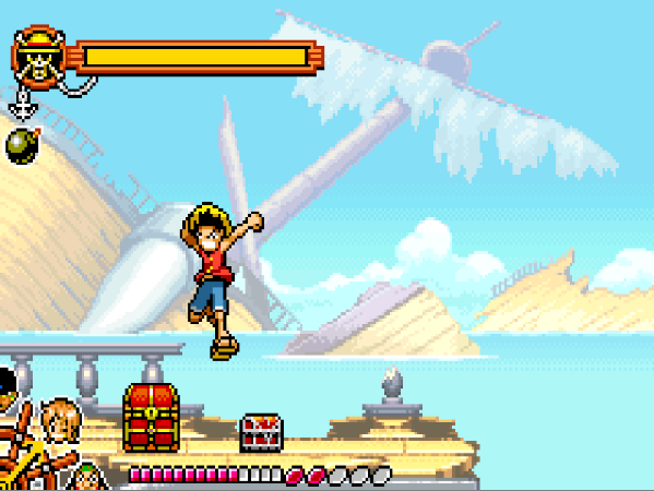 One Piece (GBA) - All Specials Attacks 