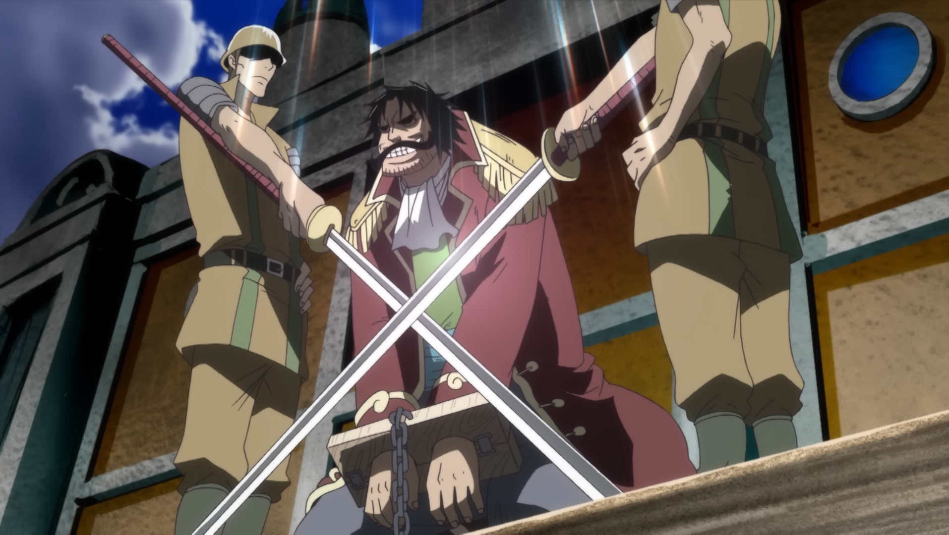 One Piece: Quem são os personagens em destaque durante a execução de Gold  Roger?