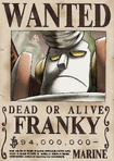 Cyborg Franky's Wanted Poster