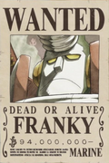 Cyborg Franky's Wanted Poster