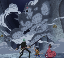 Pica Confronts Luffy's Group