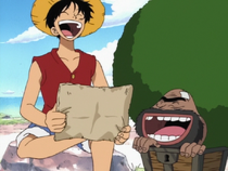 Luffy and Gaimon Laughing