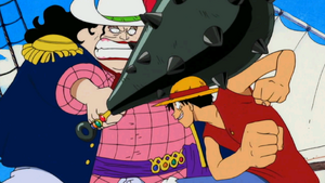 Luffy vs Alvida