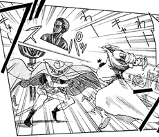 Рюма продемонстри́ровал своё мастерство, разрезав медную статую .