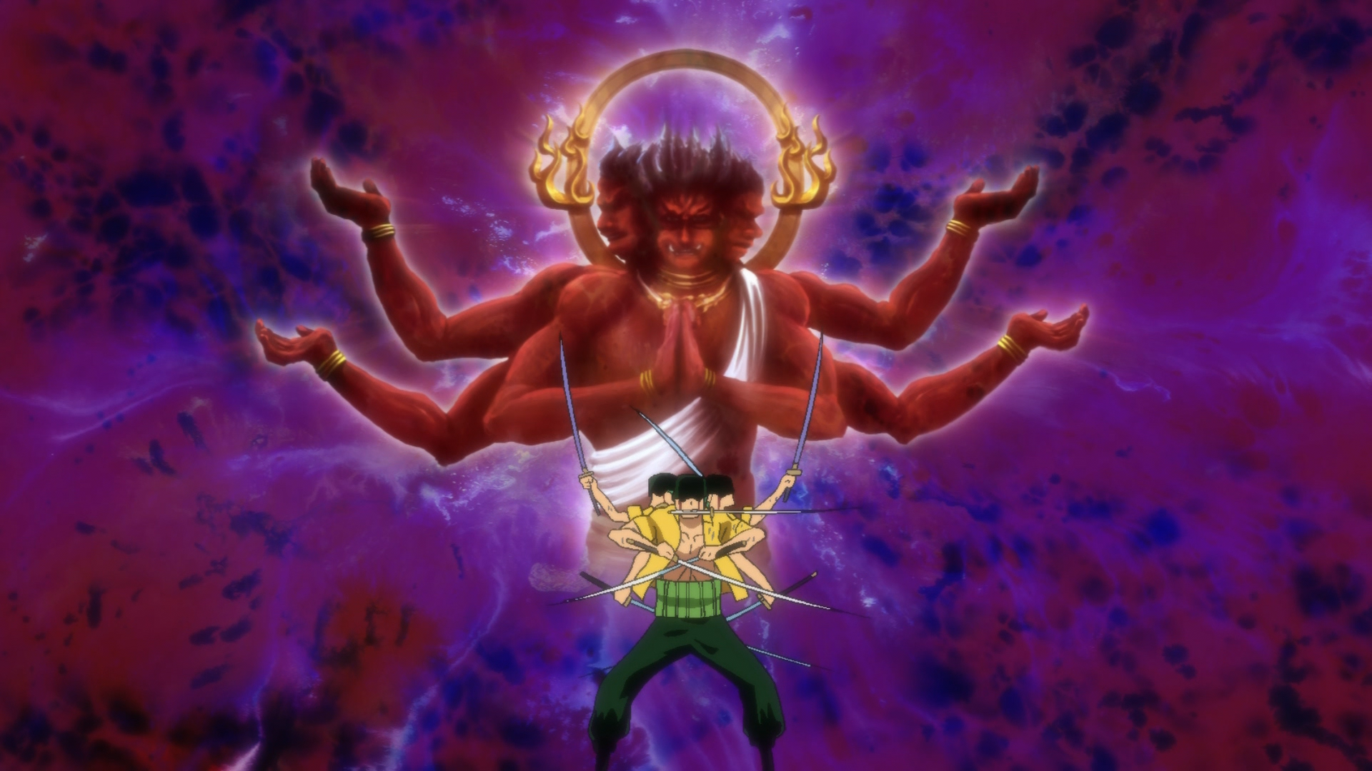 Roronoa zoro ultra aura enma