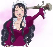 Baby 5 puede ser dañada por sus propias armas si les apunta a sí misma.