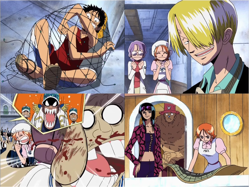 Episodio 202 Una fuga improvvisata One Piece Wiki Italia Fandom